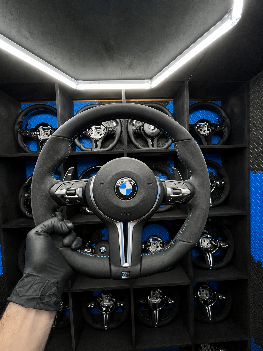 BMW F series Steering Wheel - Alcantara & Leather
