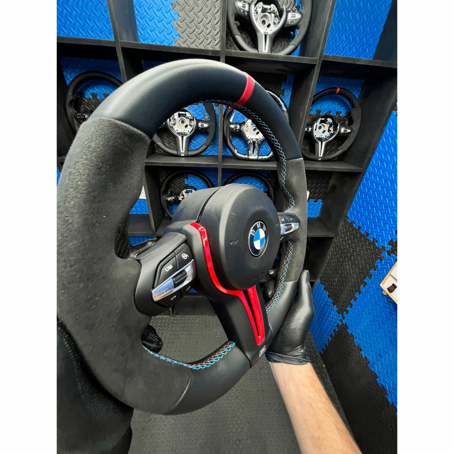 BMW F series half leather half Alcantara