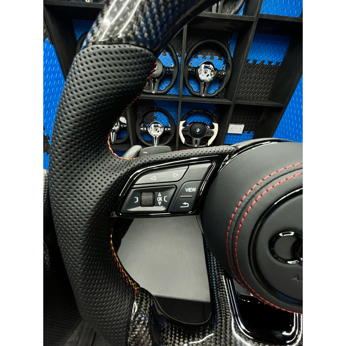 Audi S & RS Steering Wheel carbon fibre and leather