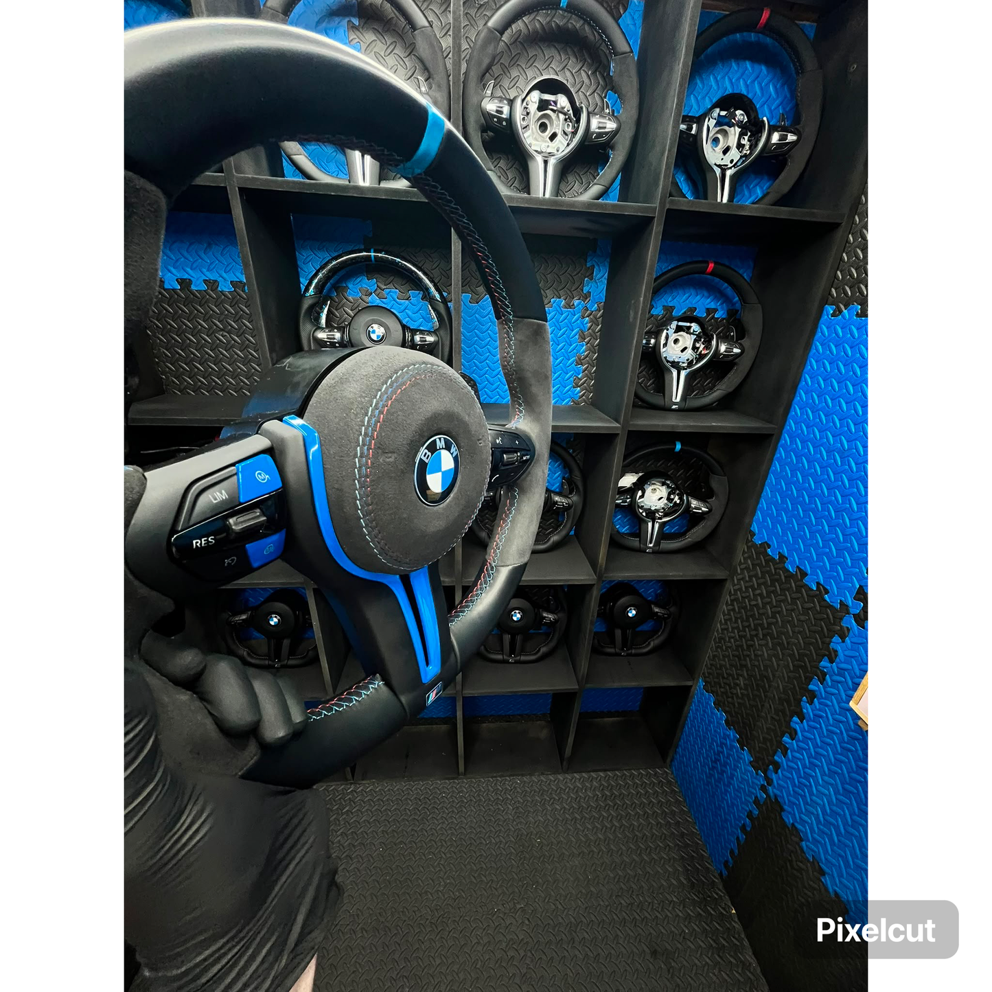 BMW F series half leather half Alcantara