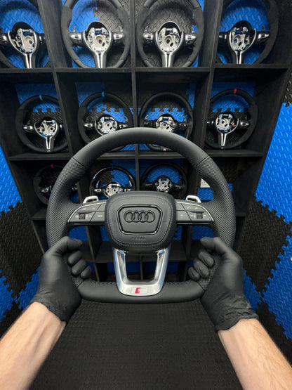 Audi S & RS Steering Wheel full leather