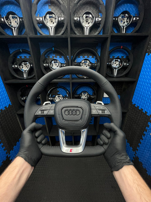 Audi S & RS Steering Wheel full leather