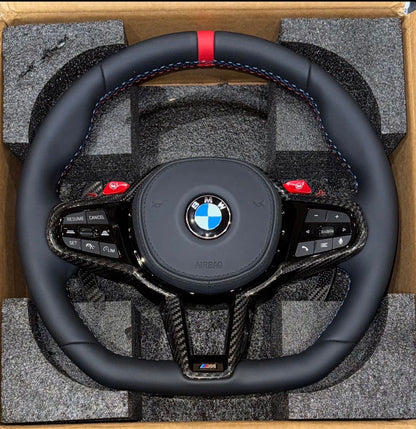 BMW G series Steering Wheel Carbon Fibre & leather