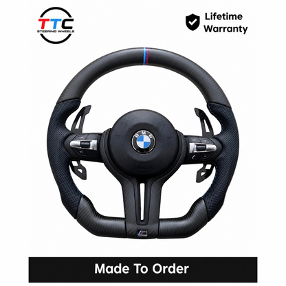 BMW F series Steering Wheel Flat Bottom -Dry carbon