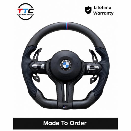 BMW F series Steering Wheel Flat Bottom -Dry carbon