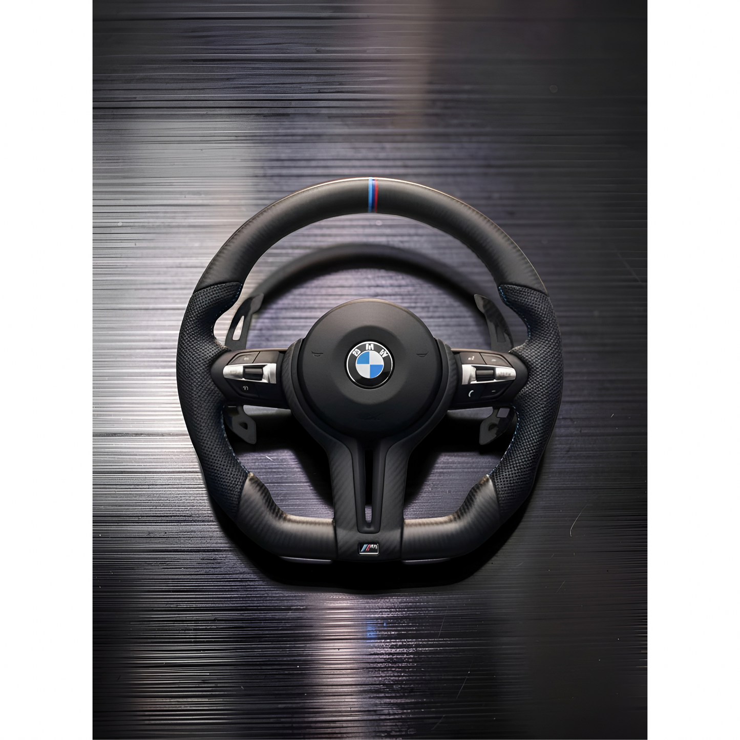 BMW F series Steering Wheel Flat Bottom -Dry carbon