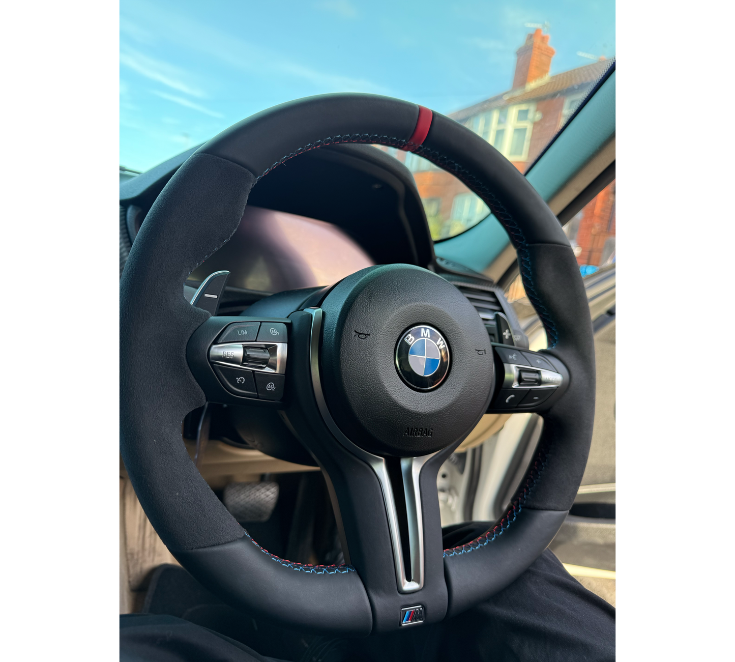 BMW F series Steering Wheel - Alcantara & Leather