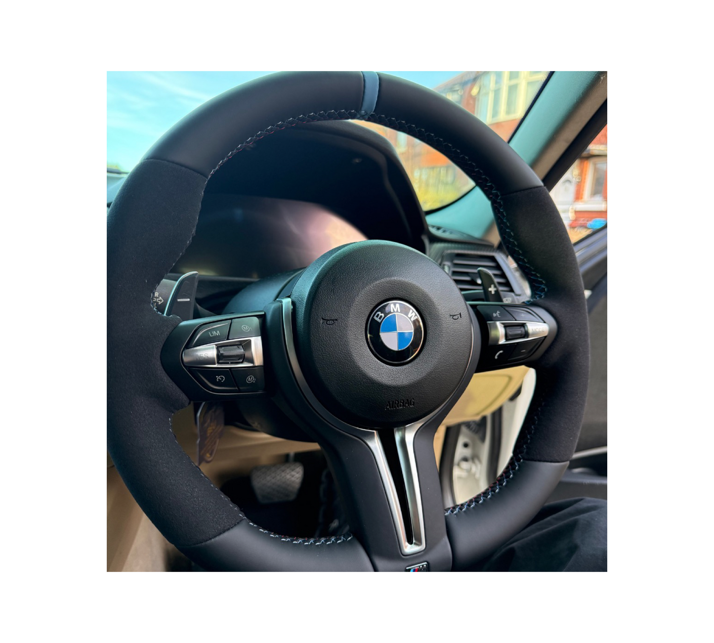 BMW F series Steering Wheel - Alcantara & Leather
