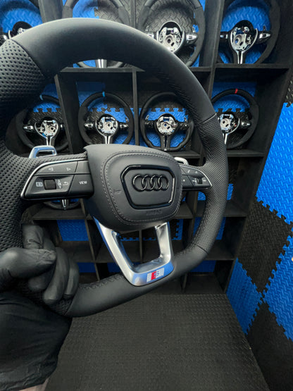 Audi S & RS Steering Wheel full leather