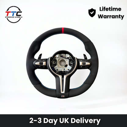 BMW F series Steering Wheel - Alcantara & Leather (No Airbag)