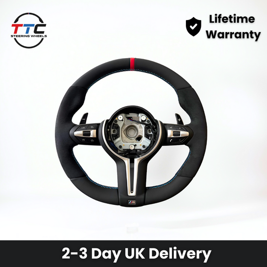 BMW F series Steering Wheel - Alcantara & Leather (No Airbag)