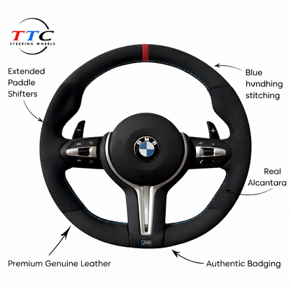 BMW F series Steering Wheel - Alcantara & Leather