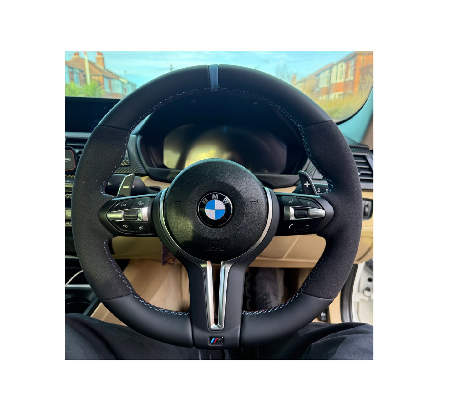 BMW F series Steering Wheel - Alcantara & Leather