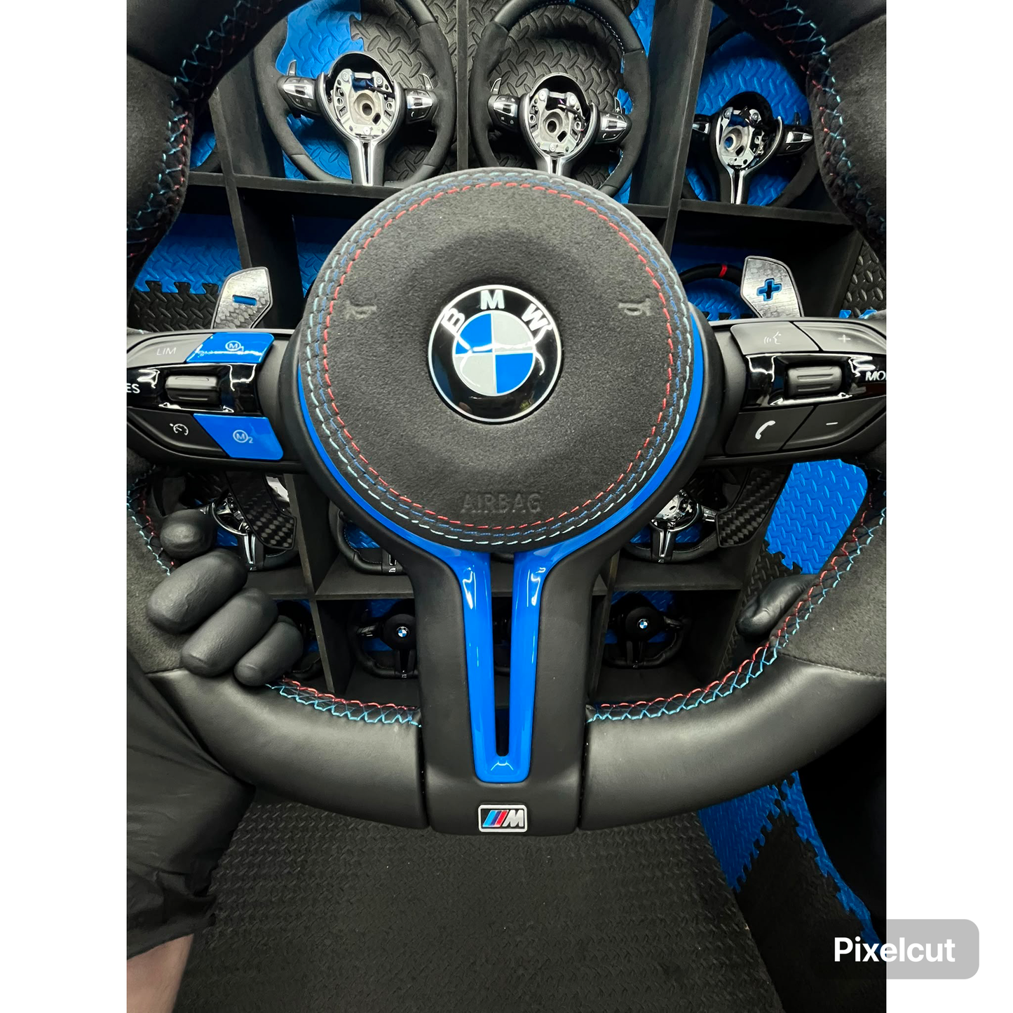 BMW F series half leather half Alcantara
