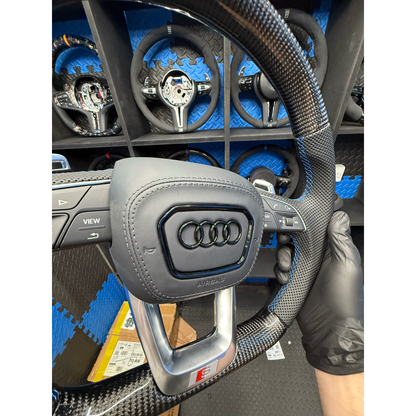 Audi S & RS Steering Wheel carbon fibre and leather