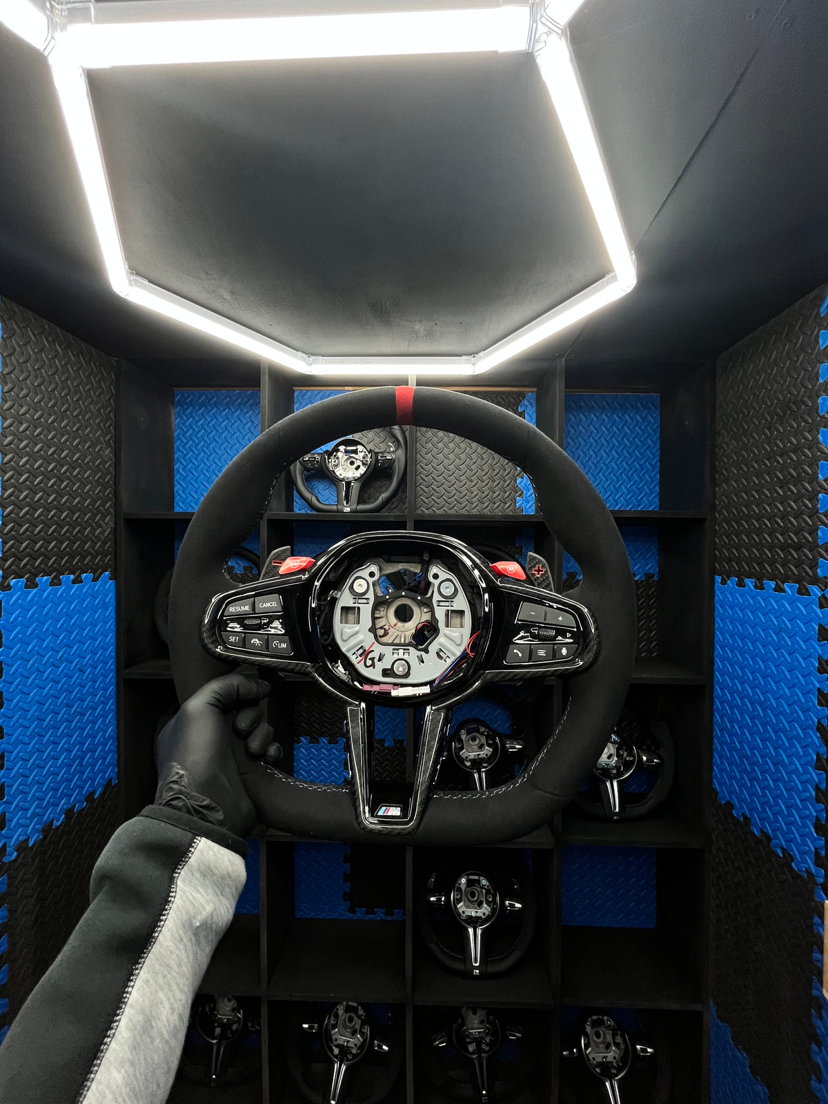 BMW G series Steering Wheel Carbon Fibre & leather