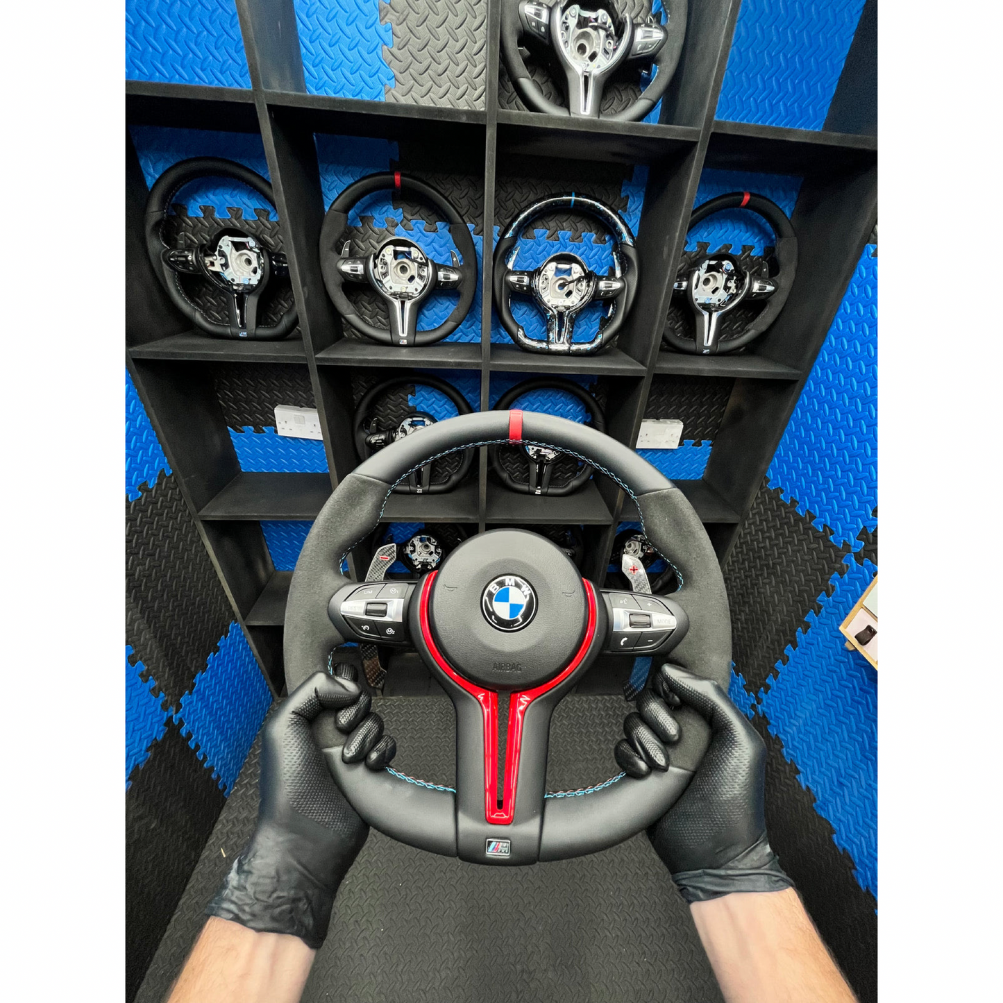BMW F series half leather half Alcantara