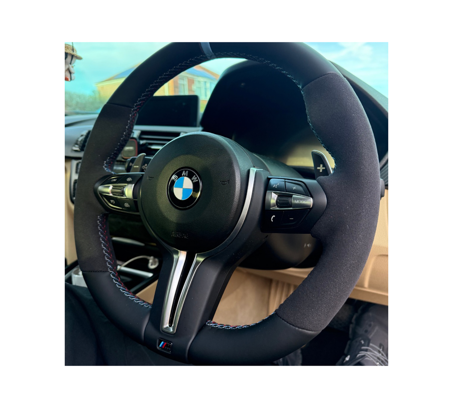 BMW F series Steering Wheel - Alcantara & Leather