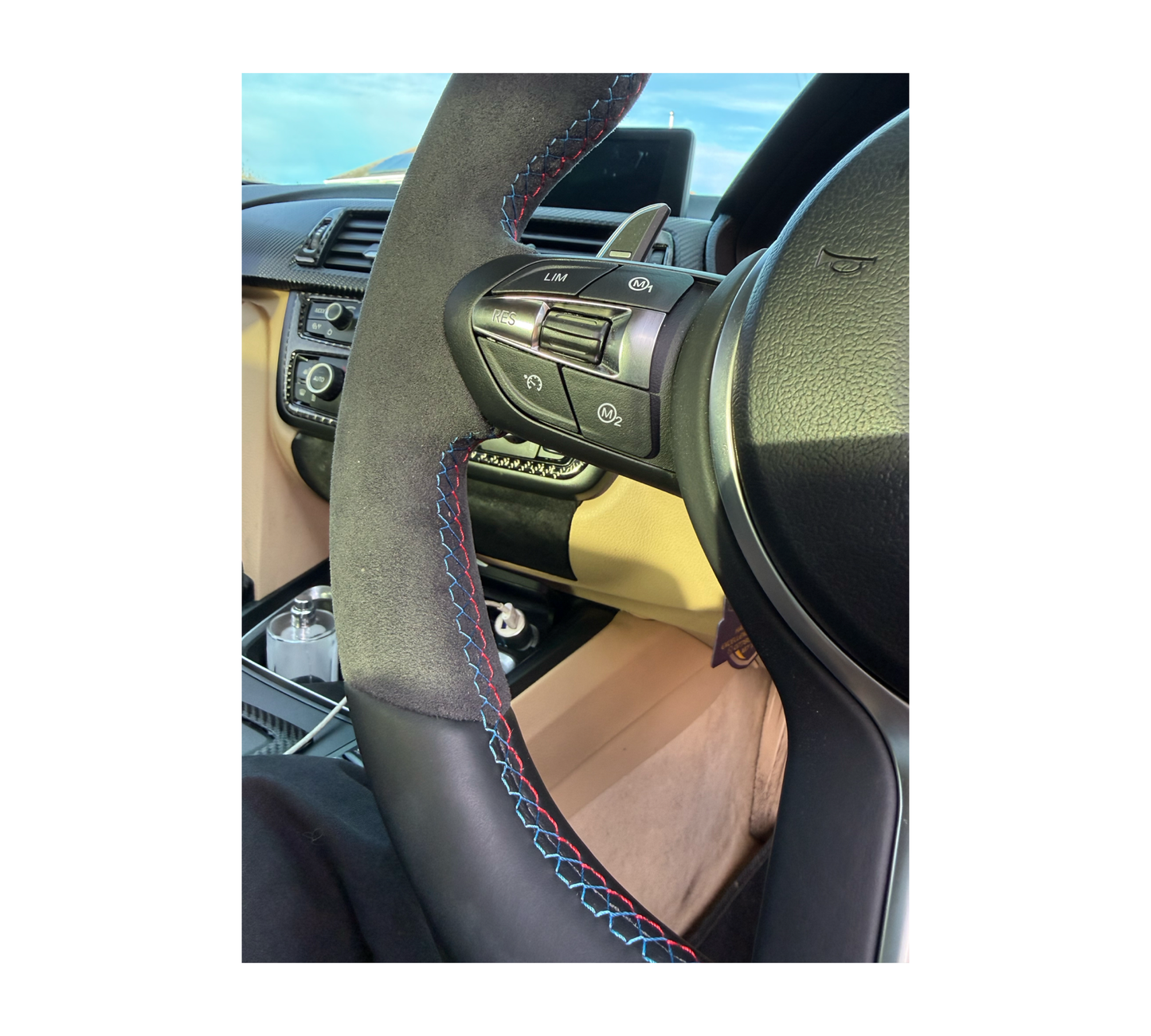 BMW F series Steering Wheel - Alcantara & Leather