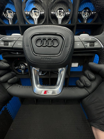 Audi S & RS Steering Wheel full leather
