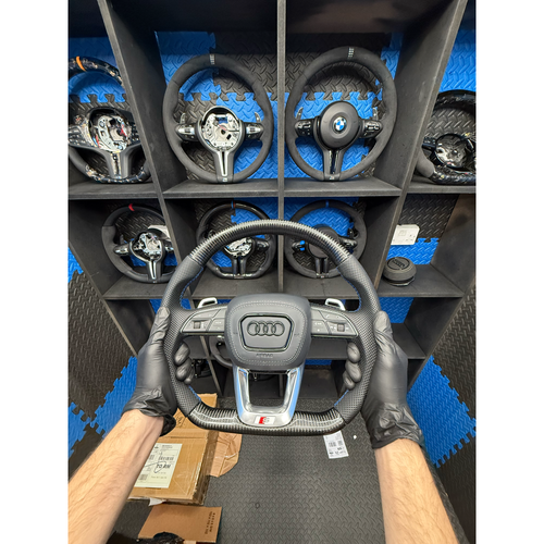 Audi S & RS Steering Wheel carbon fibre and leather