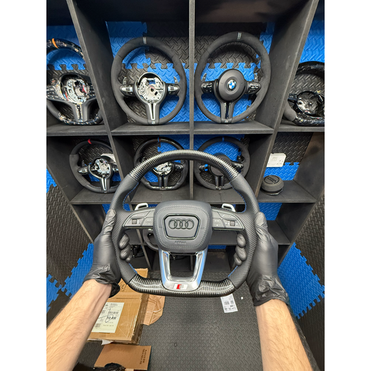 Audi S & RS Steering Wheel carbon fibre and leather