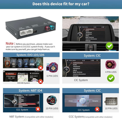 Wireless Apple CarPlay & Android Auto Mirror Link Functions Decoder