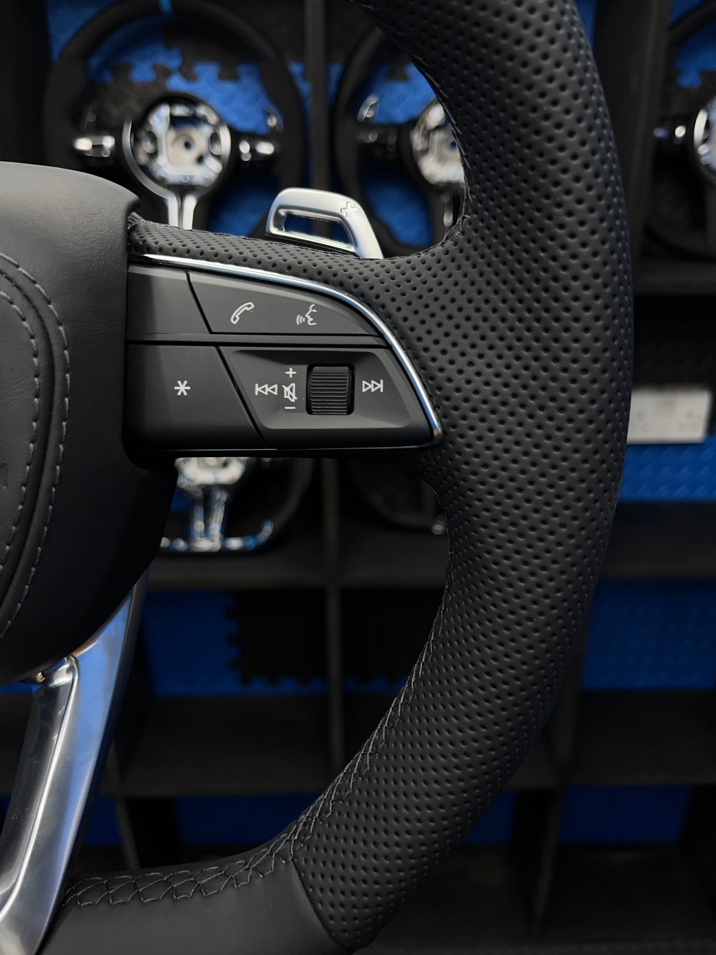 Audi S & RS Steering Wheel full leather