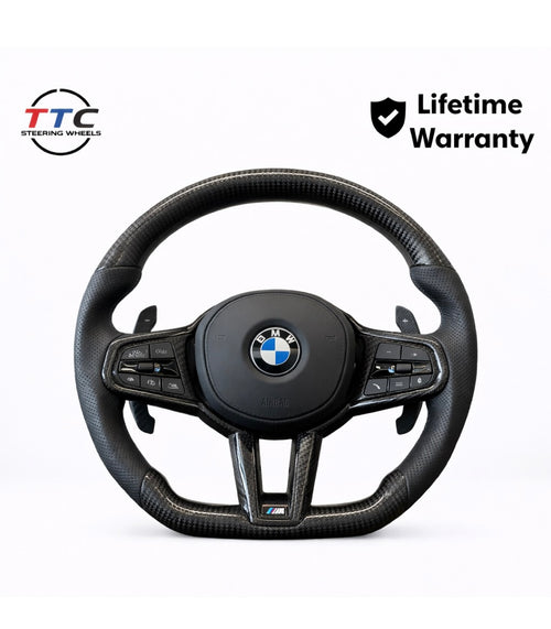 BMW G series Steering Wheel Carbon Fibre & leather