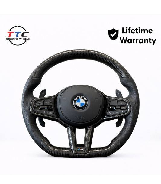 BMW G series Steering Wheel Carbon Fibre & leather
