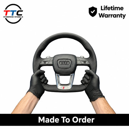 Audi S & RS Steering Wheel full leather