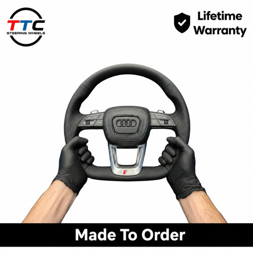 Audi S & RS Steering Wheel full leather