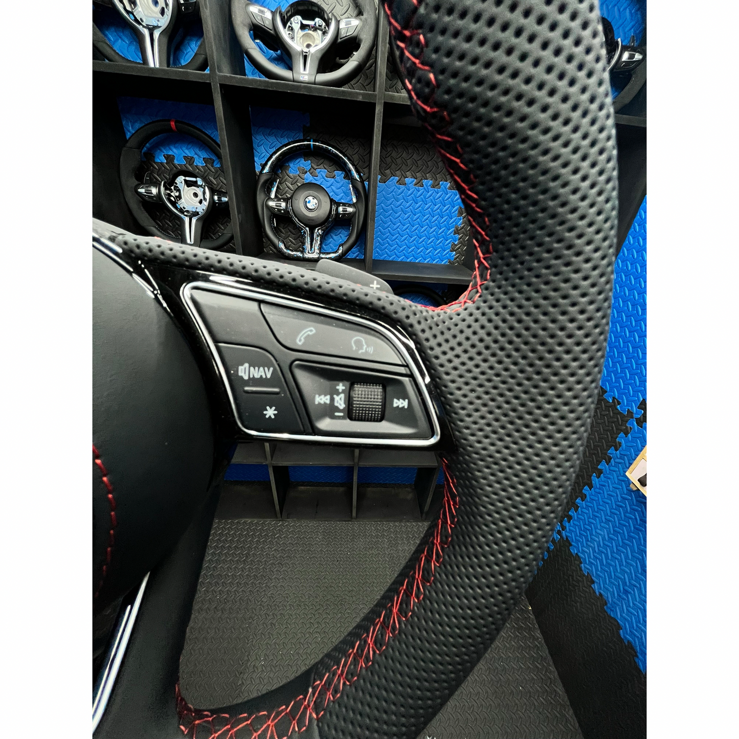 Audi S & RS Steering Wheel full leather