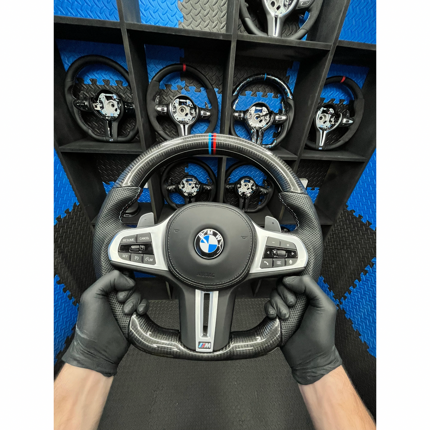 BMW G series  Steering Wheel Carbon Fibre & leather
