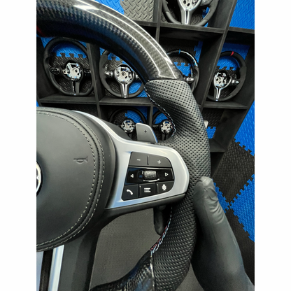 BMW G series  Steering Wheel Carbon Fibre & leather
