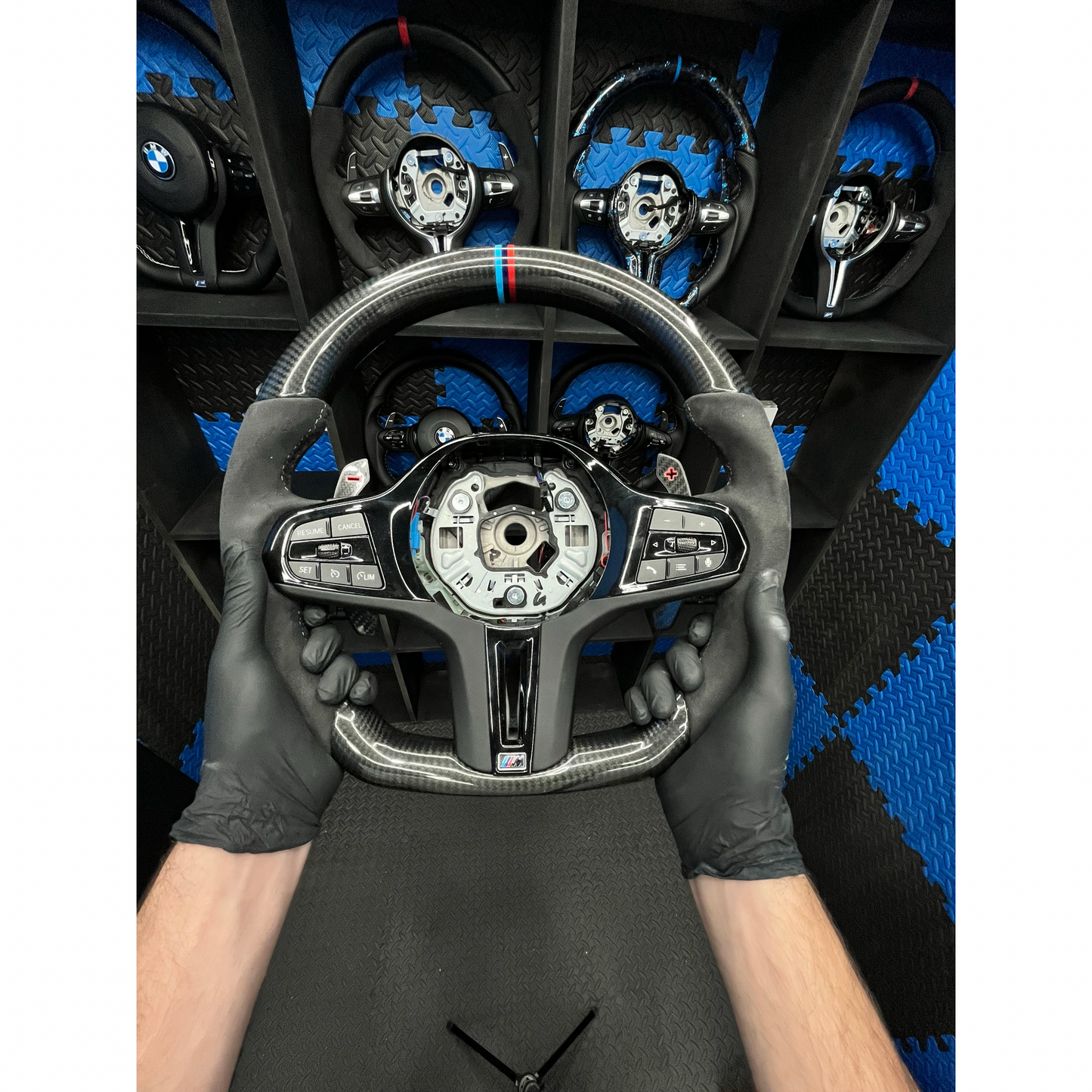 BMW G series  Steering Wheel Carbon Fibre & leather