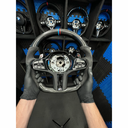 BMW G series  Steering Wheel Carbon Fibre & leather