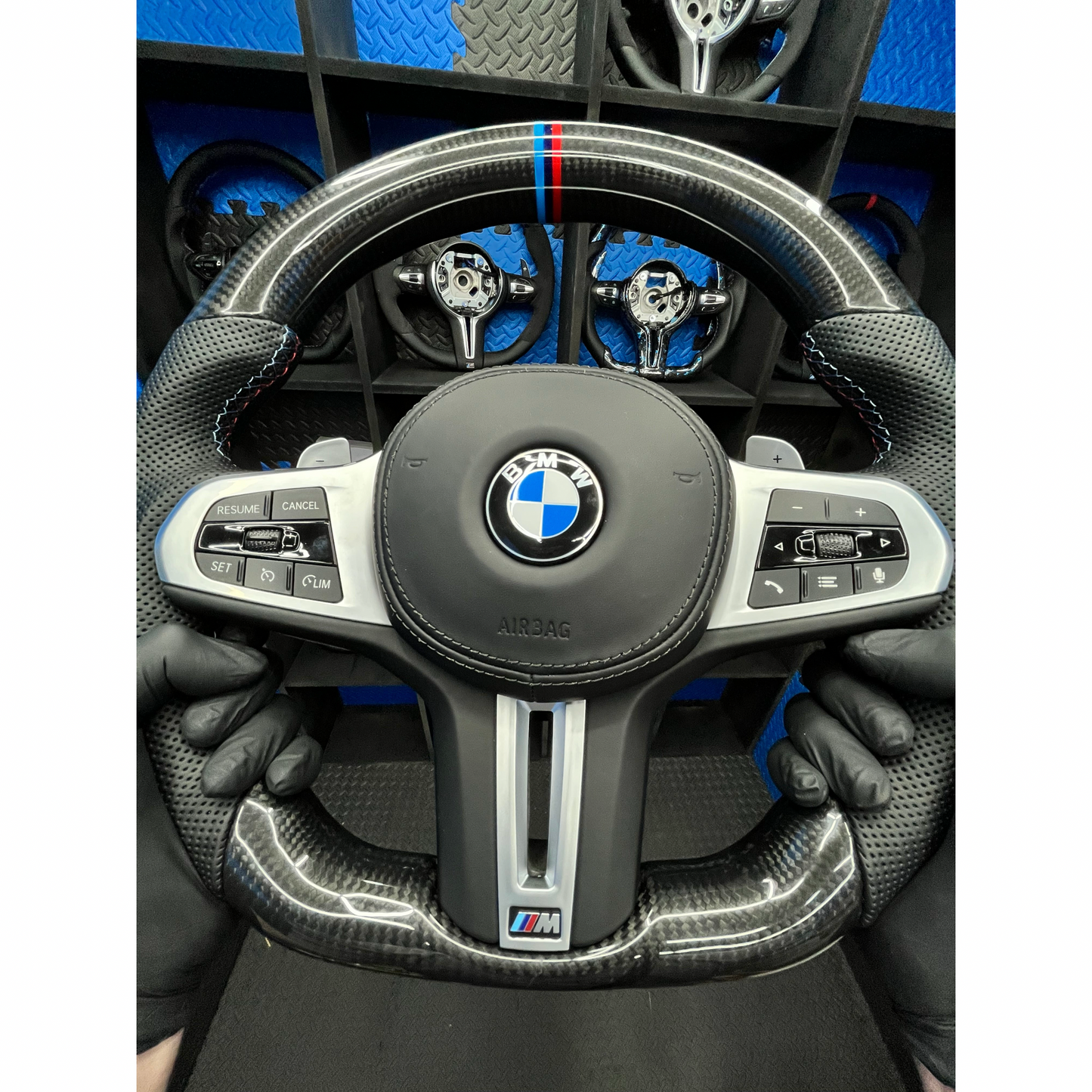 BMW G series  Steering Wheel Carbon Fibre & leather