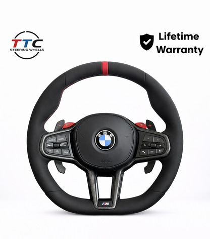 BMW G series Steering Wheel Carbon Fibre & leather