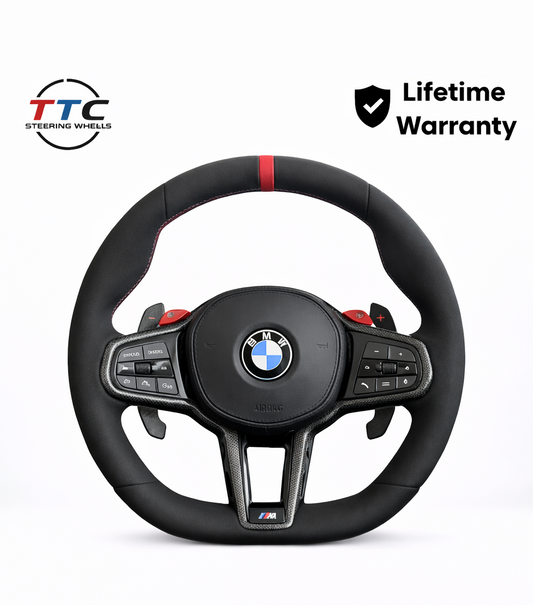 BMW G series Steering Wheel Carbon Fibre & leather