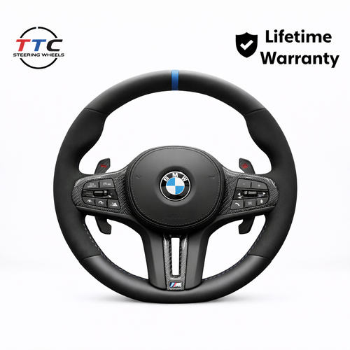 BMW G series Steering Wheel Carbon Fibre & leather & Alcantara ￼