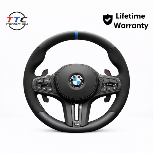 BMW G series Steering Wheel Carbon Fibre & leather & Alcantara ￼
