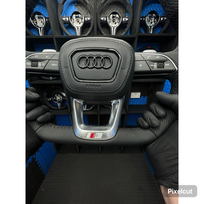 Audi S & RS Steering Wheel full leather