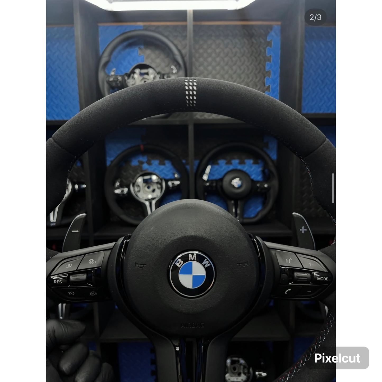 BMW F series CS Steering Wheel -Alcantara