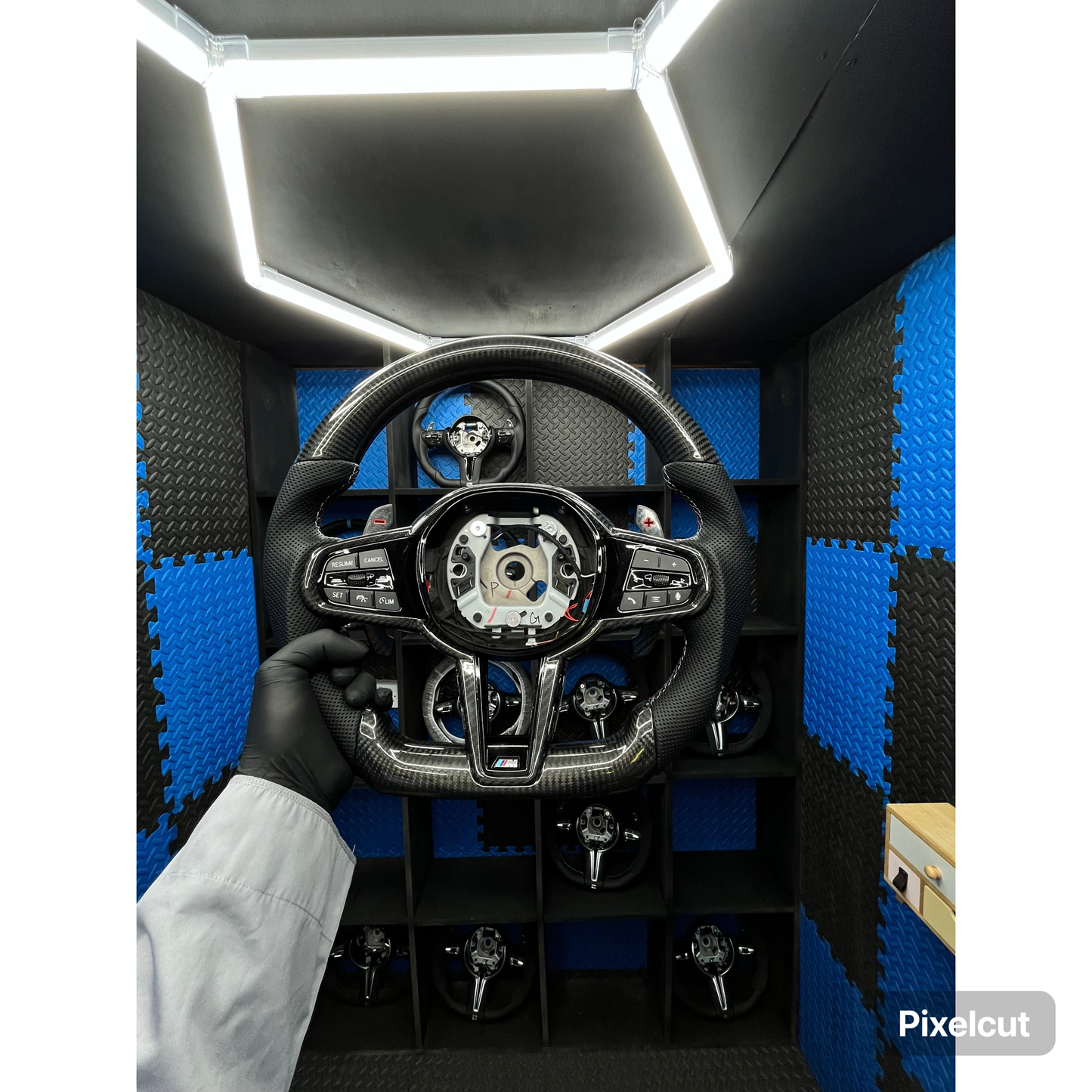 BMW G series Steering Wheel Carbon Fibre & leather