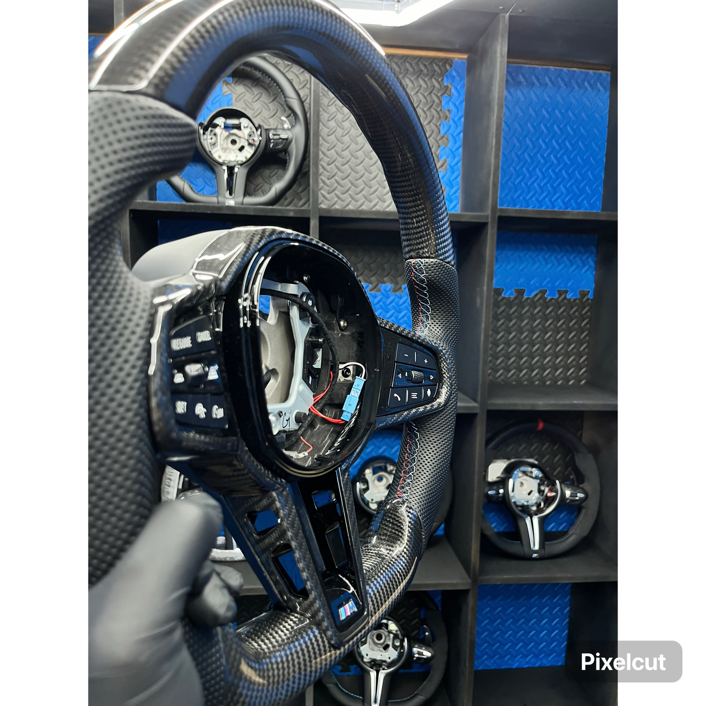 BMW G series Steering Wheel Carbon Fibre & leather