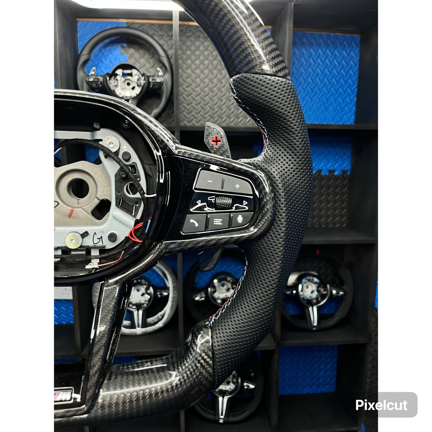 BMW G series Steering Wheel Carbon Fibre & leather